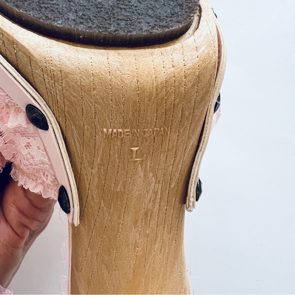 JESUS DIAMANTE Pink Lace rose Heels - Picture 4 of 14